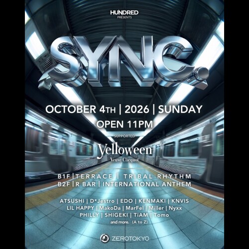 ZEROTOKYO 10/4(日)SYNC.