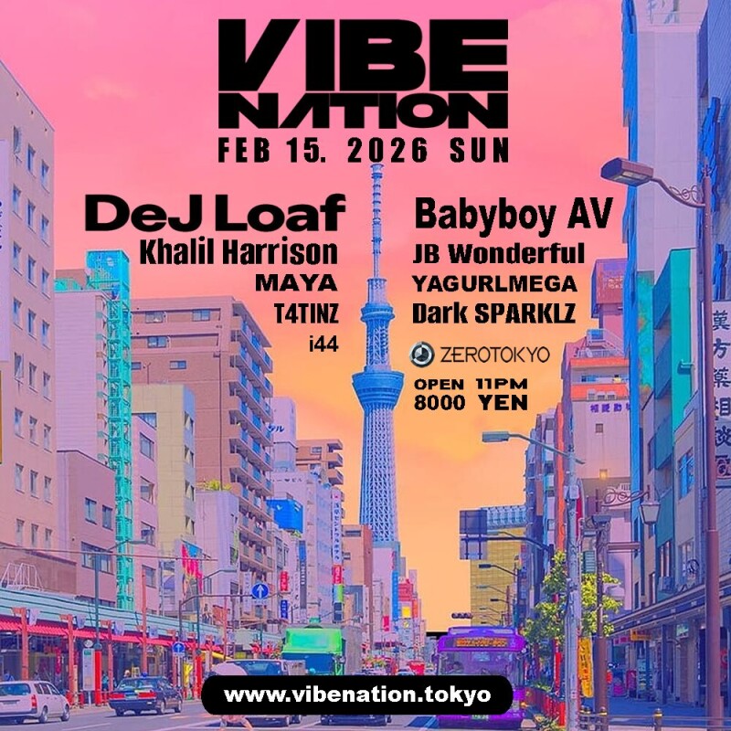 ZEROTOKYO 2/15(日) VIBENATION PLUS